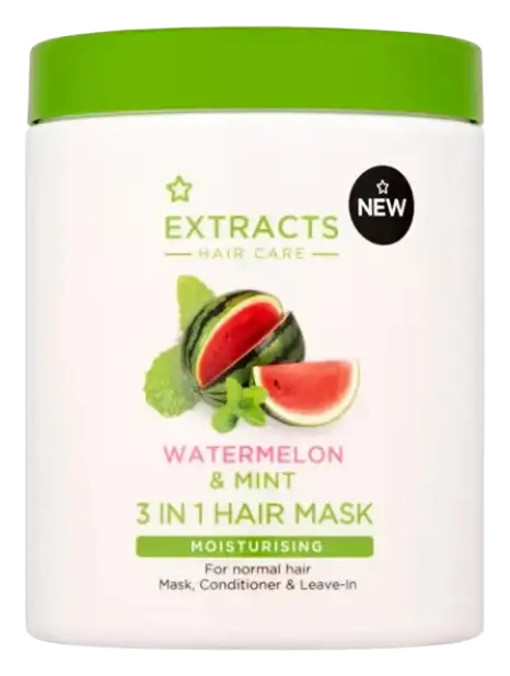 Superdrug Extracts 3 In 1 Hair Mask Watermelon & Mint