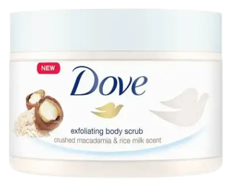Dove Exfoliating Body Polish Macadamia & Rice Milk