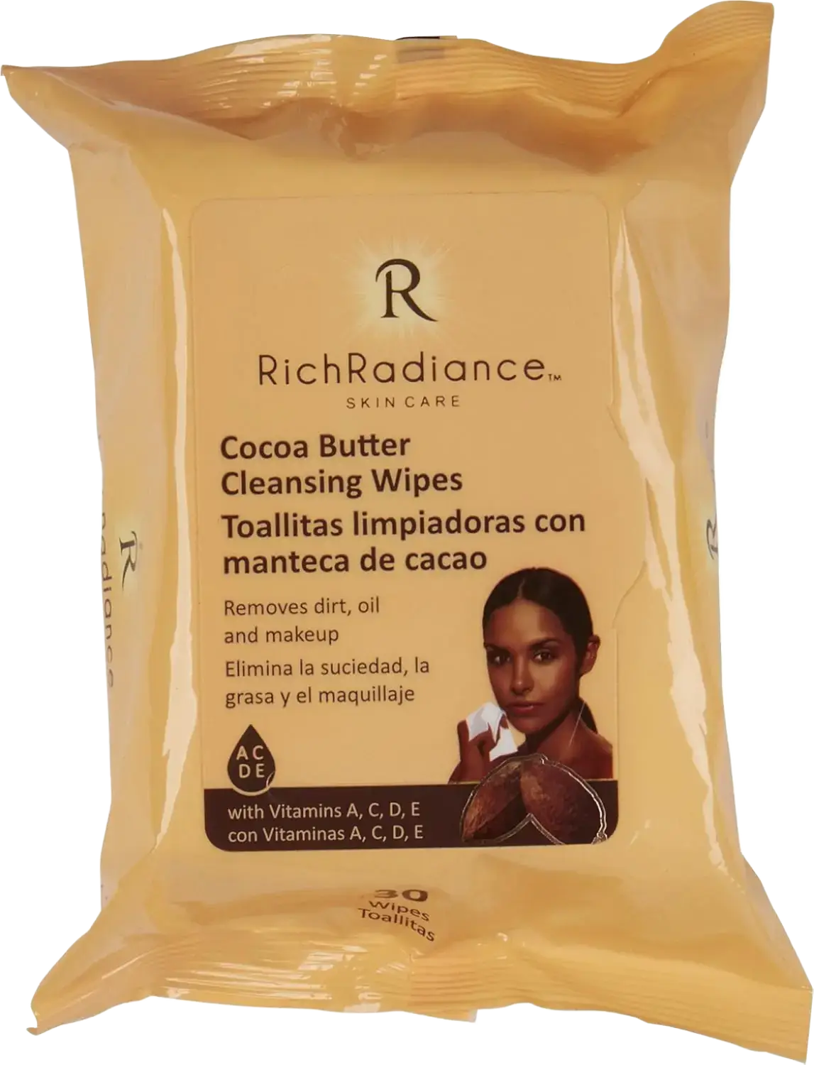 Rich Radiance Skincare Cocoa Butter Cleansing Wipes