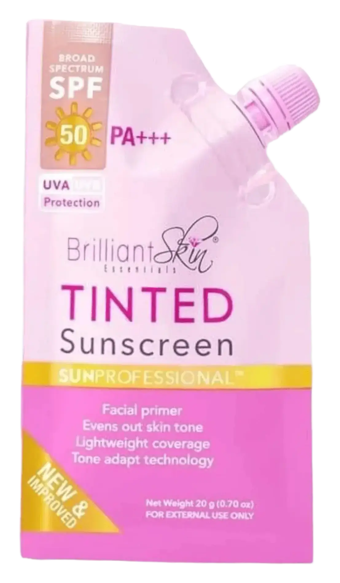 日焼け止め Brilliant Skin Tinted Sunscreen SPF50 Brilliant Skin Essentials, Inc. Tinted Sunscreen Sunprofessional SPF50