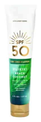 Bath & Body Works Waikiki Beach Coconut SPF 50 Lotion