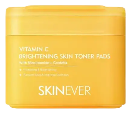 Skinever Vitamin C Brightening Skin Toner Pads