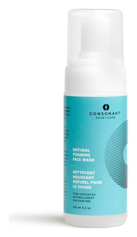 Consonant Skin+Care Natural Foaming Face Wash