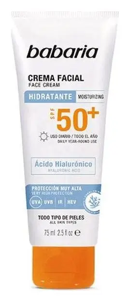 Babaria Moisturizing Face Cream SPF 50+