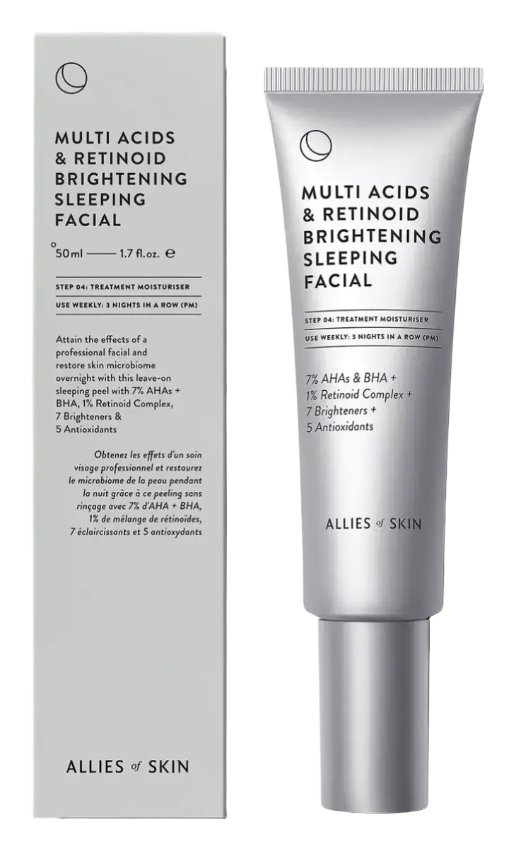 Allies of Skin Multi Acids & Retinoid Brightening Sleeping Facial