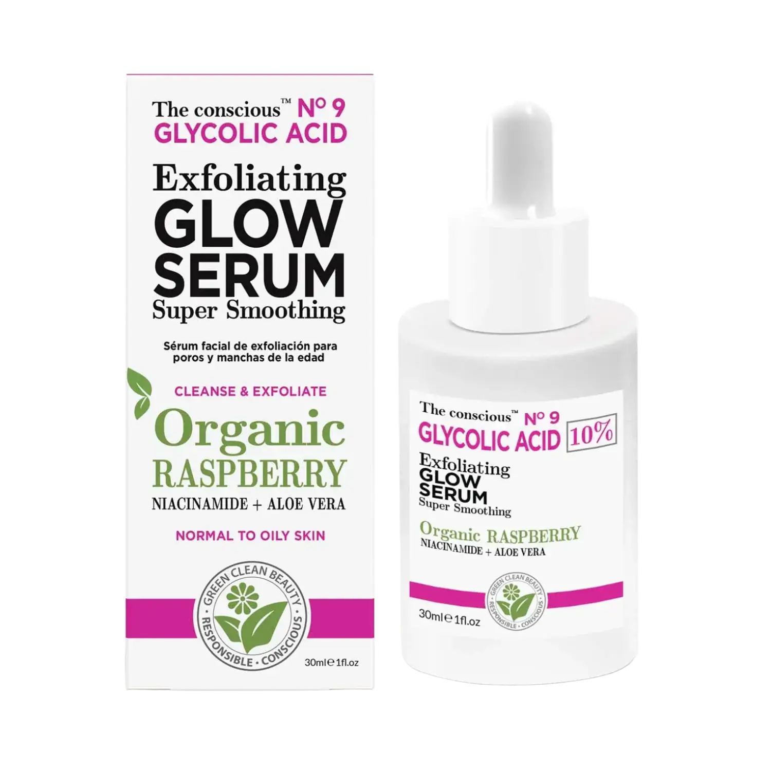 Biovène Barcelona The Conscious Glycolic Acid Exfoliating Glow Serum