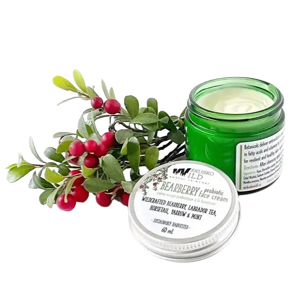 Wekusko Wild Bearberry Probiotic Face Cream