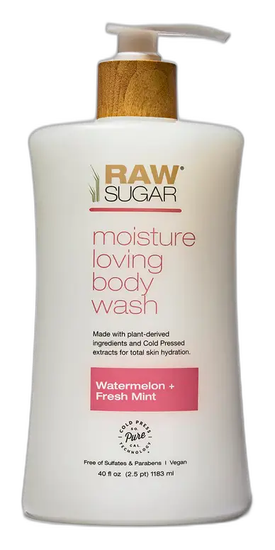 Raw Sugar Moisture Loving Body Wash Watermelon + Fresh Mint