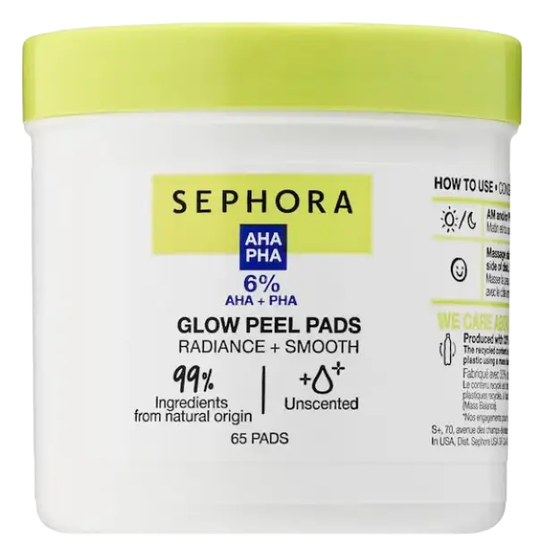 Sephora Collection Glow Peel Pads With AHA + PHA