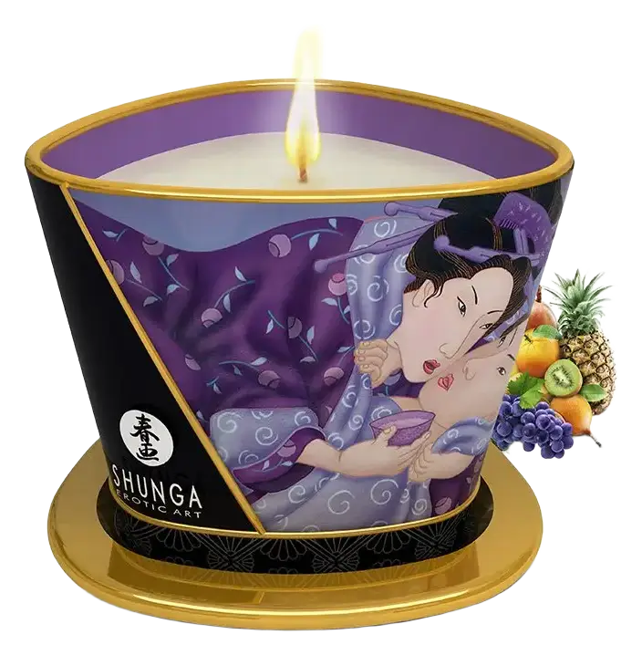 Shunga Massage Candle Exotic Fruits