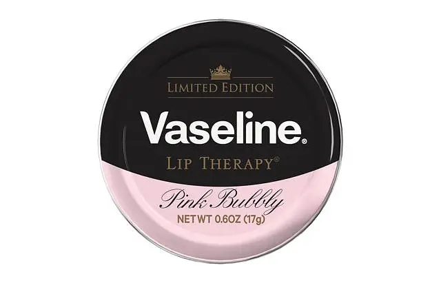 Vaseline Lip Therapy Tin Pink Bubbly