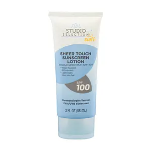 Studio Selection Sheer Touch Sunscreen Lotion Broad Spectrum SPF 100