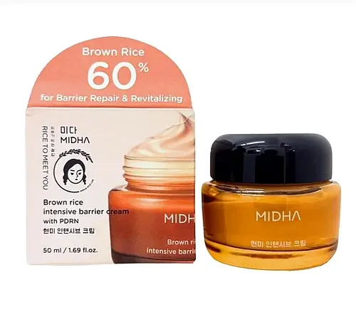 Midha Brown Rice Intensive Barrier Cream With PDRN