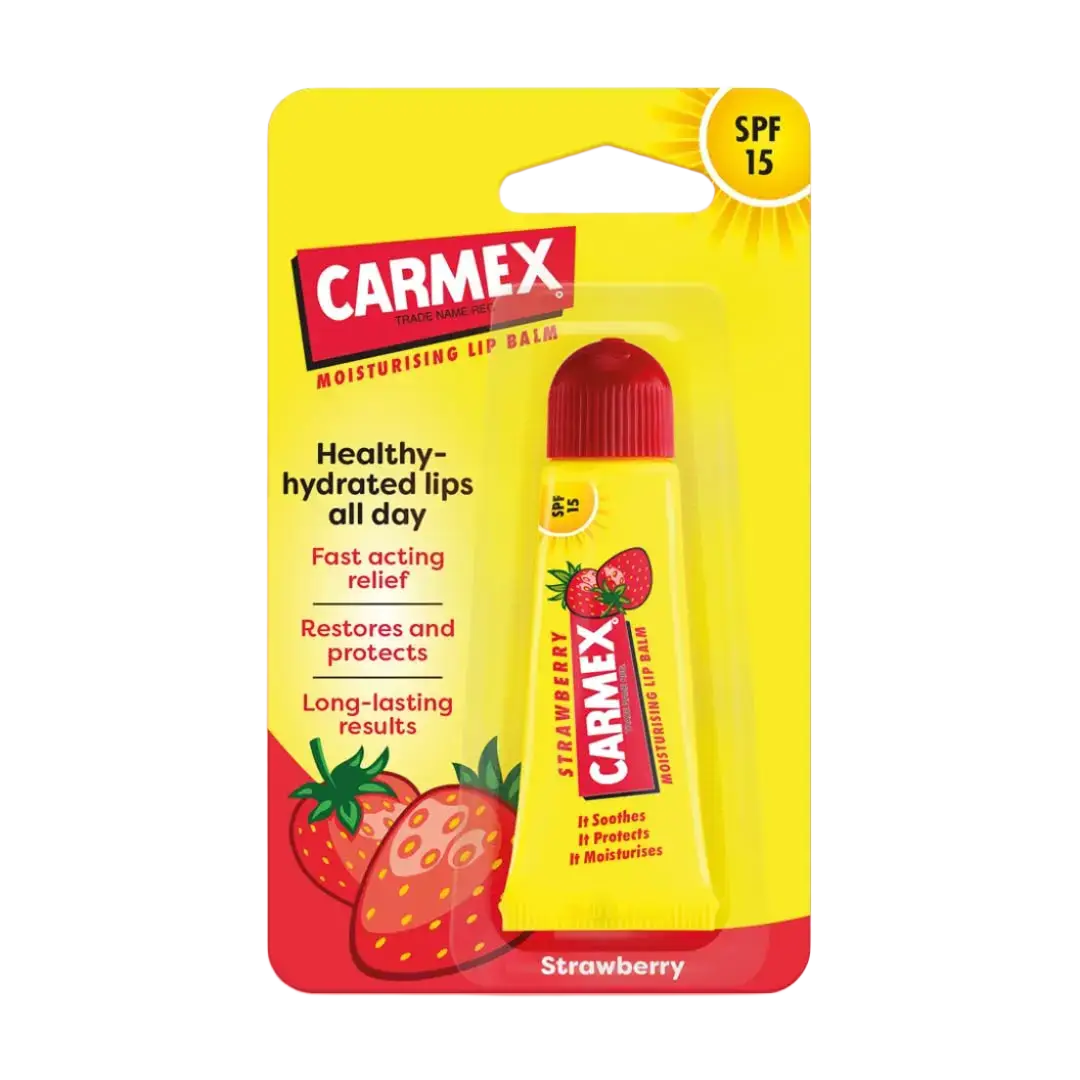 Carmex Moisturising Lip Balm SPF 15 Strawberry