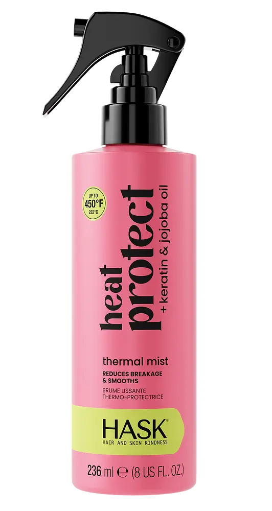 Hask Heat Protect + Keratin & Jojoba Oil Thermal Mist