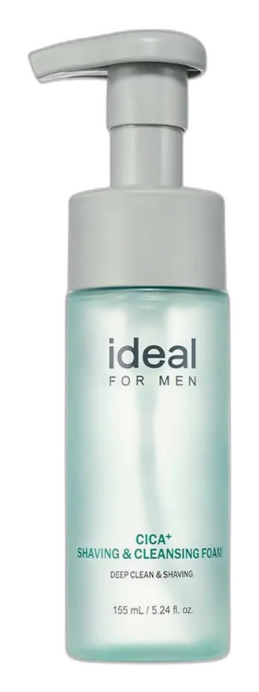 Ideal For Men Cica+ Shaving & Cleansing Foam