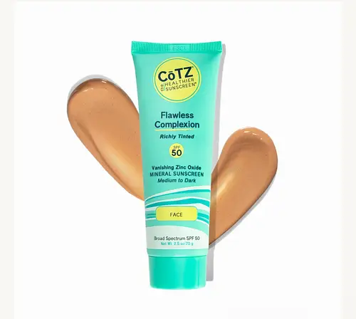 Cotz Skincare Flawless Complexion SPF 50 Tinted Richly