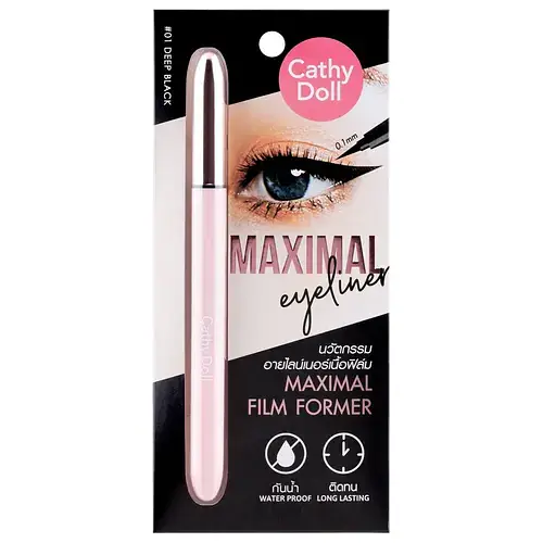 Cathy Doll Maximal Eyeliner 01 Deep Black