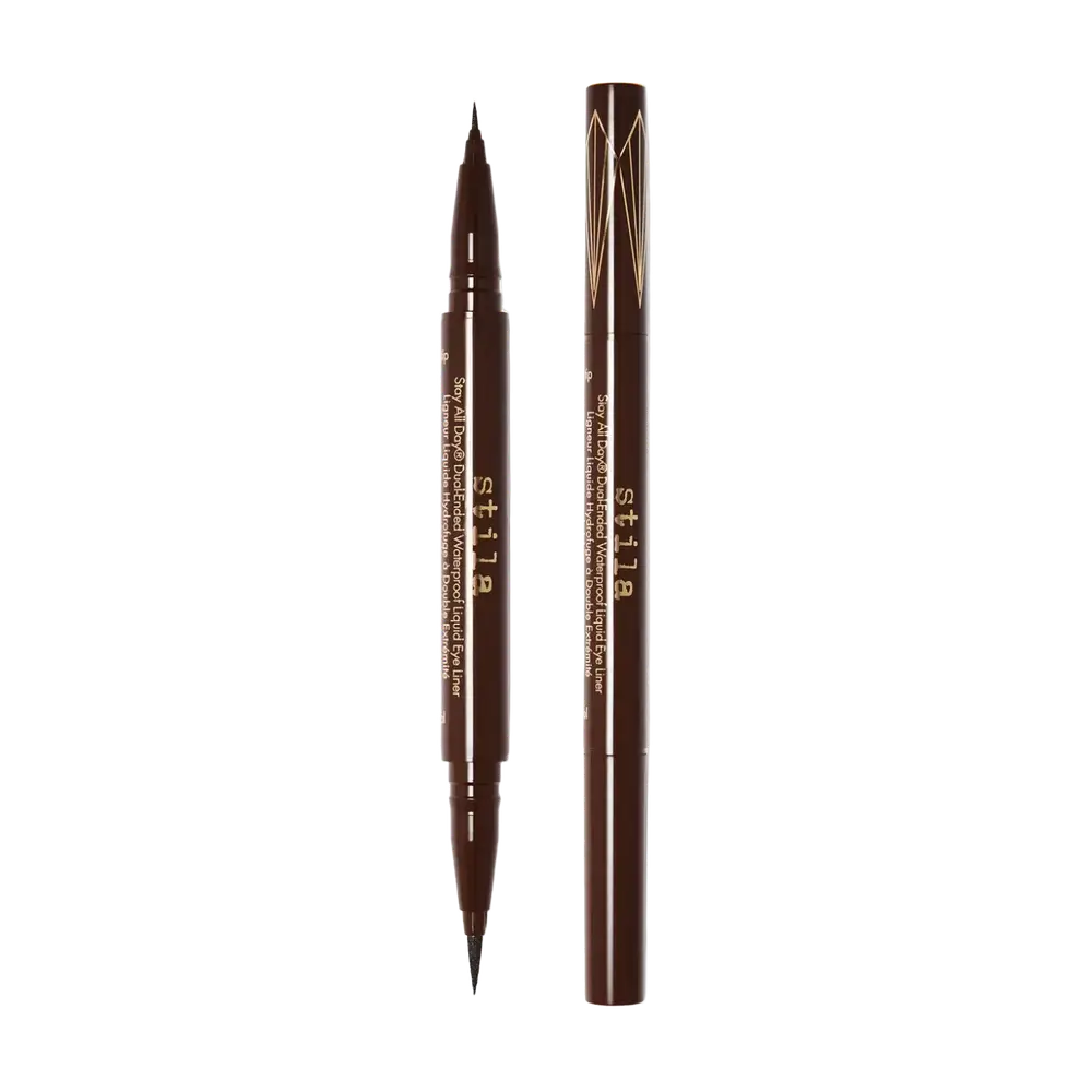Stila Cosmetics Stay All Day Dual-Ended Waterproof Liquid Eye Liner Dark Brown