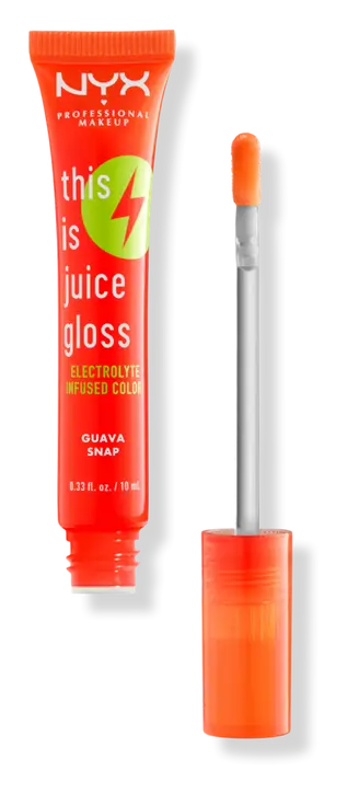 NYX Cosmetics This is Juice Gloss Hydrating Lip Gloss Guava Snap