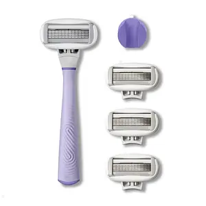 Flamingo 5-Blade Razors for Women Lilac