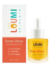 Loumi Skincare Rose Glow Illuminating Face Oil