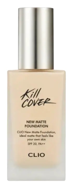 CLIO Kill Cover New Matte Foundation SPF 20 PA ++ #2.5 Ivory