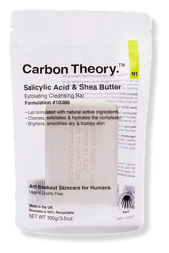 Carbon Theory Salicylic Acid & Shea Butter Exfoliating Cleansing Bar