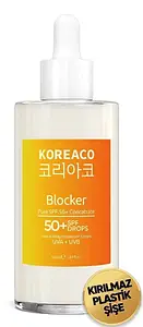 Koreaco Blocker 100% Pure SPF 50+ Water Resistant High UVB+UVA Protection 50ml Sun Serum