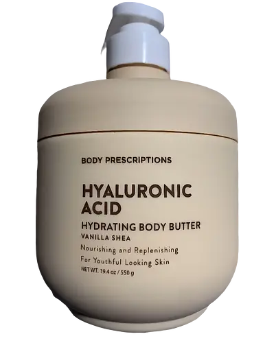 Body Prescriptions Hyaluronic Acid Hydrating Body Butter Vanilla Shea