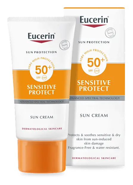 Eucerin Sun Face Sensitive Protect Cream SPF 50+