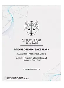 Snow Fox Skincare Pre+Probiotic Sake Mask
