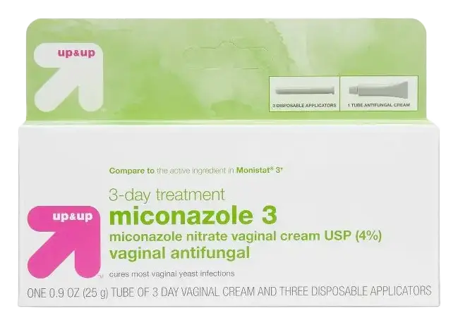 up&up Miconazole Vaginal Antifungal 3 Day Treatment
