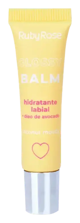 Ruby Rose Glossy Balm Hidratante Labial Coconut Moody