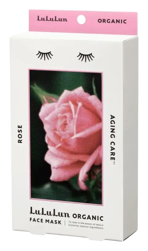 Lululun Organic Sheet Mask Rose For Aging Skin