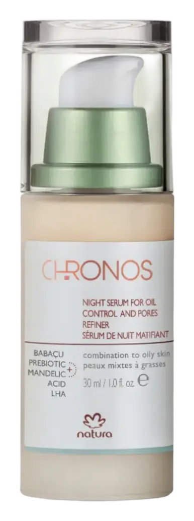 Natura Serum Noturno Antioleosidade E Poros - Chronos