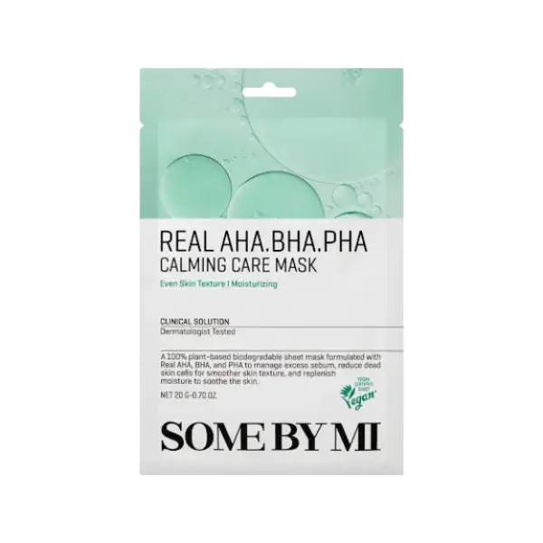 Some By Mi Real Care Mask AHA BHA PHA Calming Care