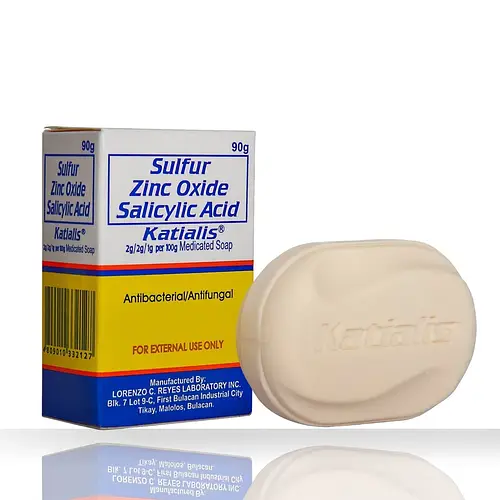 Katialis Sulfur, Zinc Oxide, Salicylic Acid Anti Fungal Medicated Soap