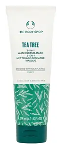 The Body Shop Tea Tree 3-In-1 Wash, Scrub, Mask