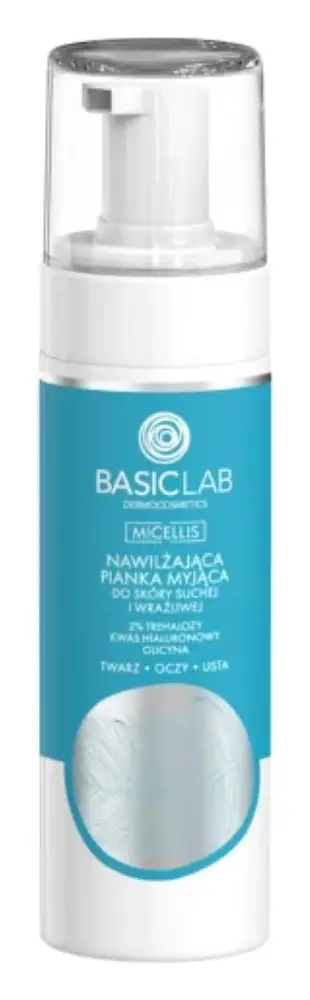BasicLab Nawilżająca Pianka Myjąca