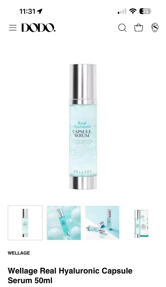 Wellage Real Hyaluronic Capsule Serum