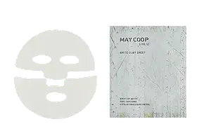 May Coop White Clay Sheet Mask "Birch Sap Face Sheet Mask"