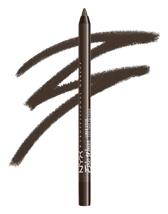 NYX Cosmetics Epic Wear Waterproof Eyeliner Stick Deepest Brown
