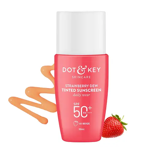 Dot & Key Skincare Strawberry Dew Tinted Sunscreen SPF 50+ Beige