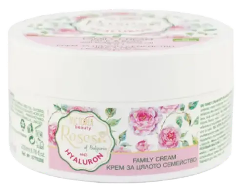 Victoria Beauty Roses of Bulgaria and Hyaluron Family Cream