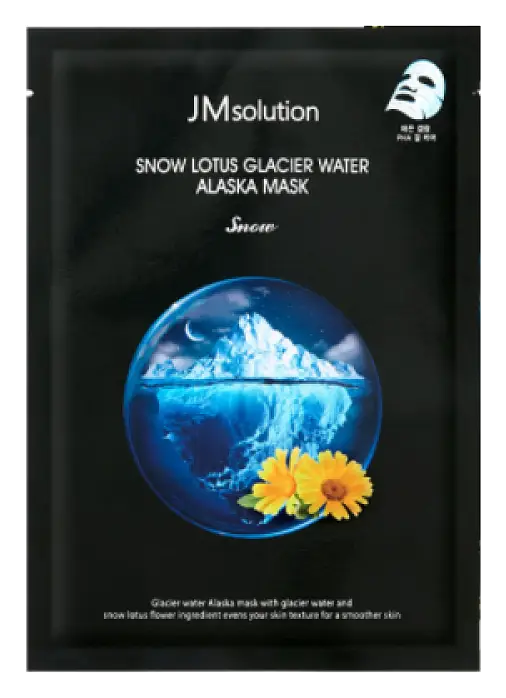 JMsolution Snow Lotus Glacier Water Alaska Mask
