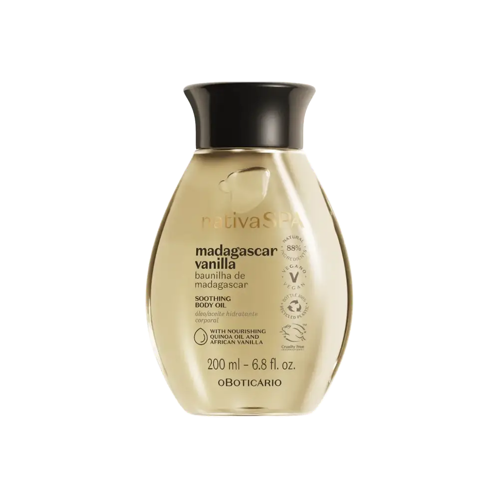 O Boticário Nativa Spa Madagascar Vanilla Soothing Body Oil