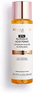Revolution Beauty 5% Glycolic Acid AHA Glow Liquid Exfoliant Toner