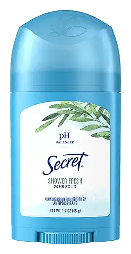 Secret Original Wide Solid Antiperspirant Deodorant Shower Fresh