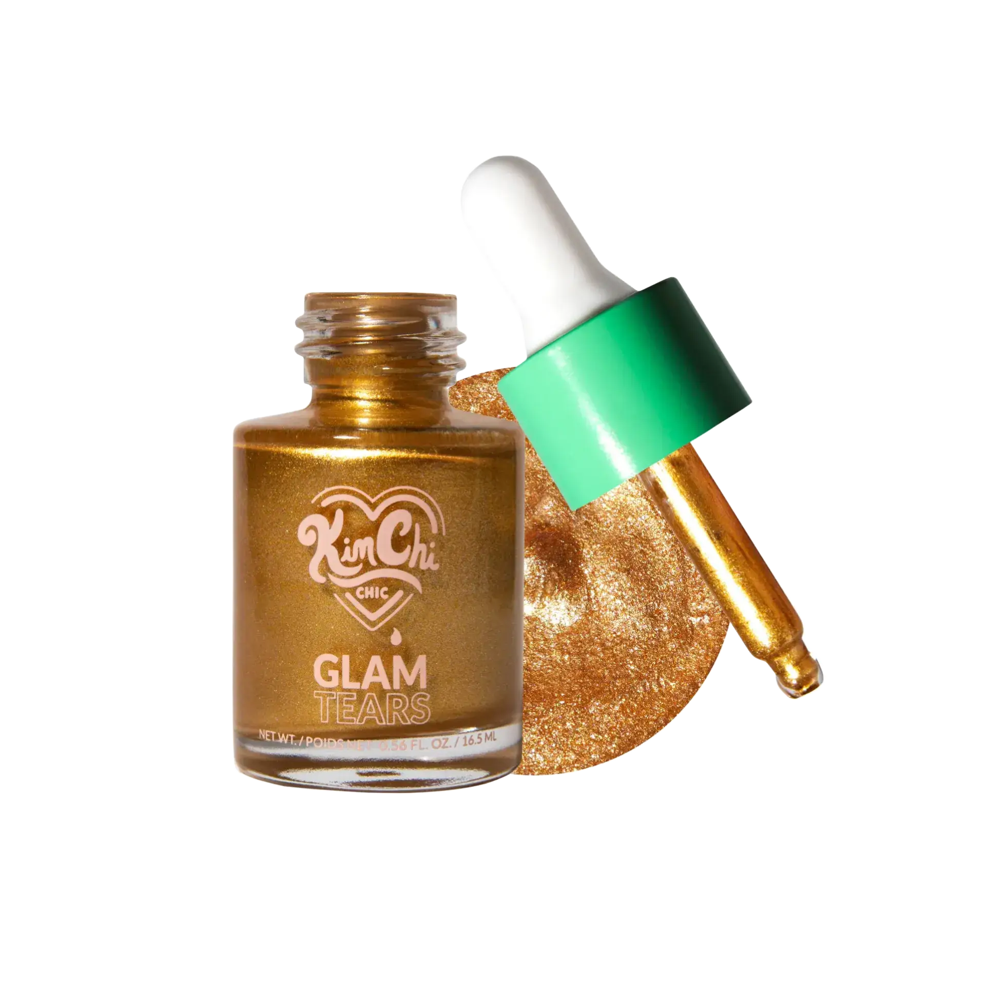 KimChi Chic Beauty Glam Tears All Over Liquid Highlighter 01 Gold
